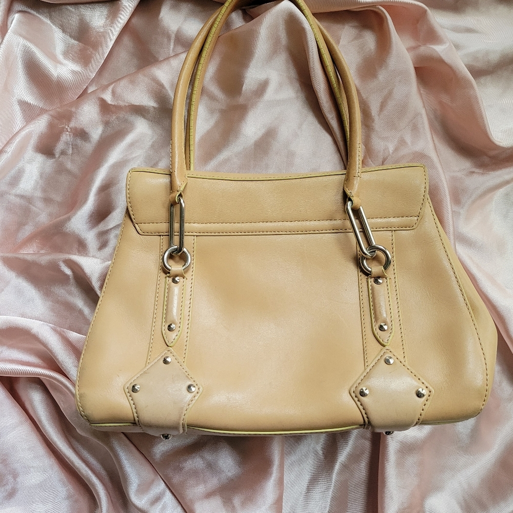 Vintage Nude Cole Haan trinity leather handbag